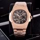 Faux Patek Philippe Nautilus Skeleton Dial Rose Gold Watches (7)_th.jpg